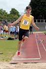 Long jump at the Annual Inter-Counties Schools, Cleveland v Cumbria v Durham v Northumberland at Claireville Stadium, Middlesbrough